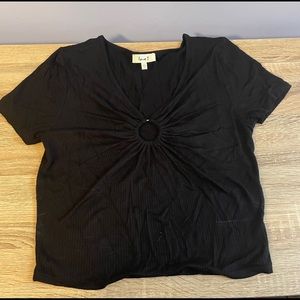Black Crop Top